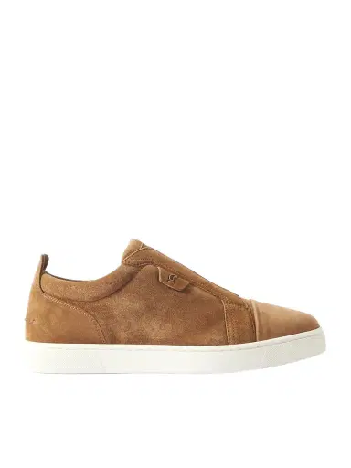 Christian Louboutin St Louis Suede Slip-On Sneakers - Men | Thumbnail 1 Christian Louboutin St Louis Suede Slip-On Sneakers - Men | Thumbnail 1