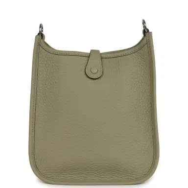 HERMÈS Hermes Evelyne TPM Sauge Clemence Palladium Hardware | Thumbnail 4 HERMÈS Hermes Evelyne TPM Sauge Clemence Palladium Hardware | Thumbnail 4