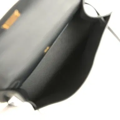 HERMÈS Hermes Kelly Pochette Black Swift Gold Hardware | Thumbnail 8 HERMÈS Hermes Kelly Pochette Black Swift Gold Hardware | Thumbnail 8