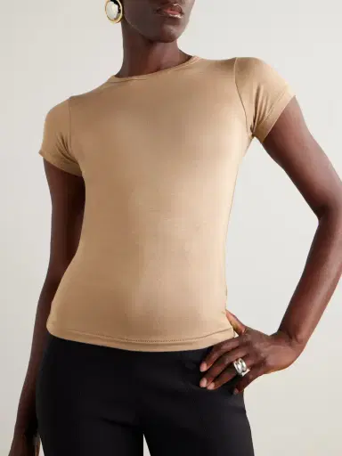 ÉTERNE Stretch-modal Jersey T-shirt | Thumbnail 3 ÉTERNE Stretch-modal Jersey T-shirt | Thumbnail 3