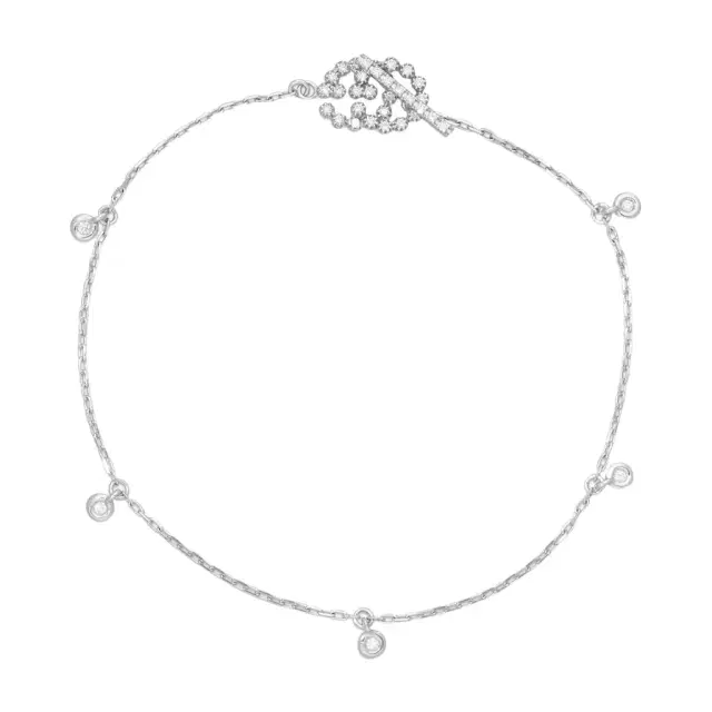 Gucci GG Running 18K White Gold Diamond Charm Bracelet YBA481671002018 - L (7 by The Solist Gucci GG Running 18K White Gold Diamond Charm Bracelet YBA481671002018 - L (7 by The Solist