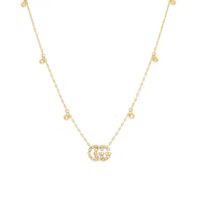 Gucci Gucci GG Running 18K Yellow Gold Diamond Pendant Necklace by The Solist | Thumbnail 1 Gucci Gucci GG Running 18K Yellow Gold Diamond Pendant Necklace by The Solist | Thumbnail 1