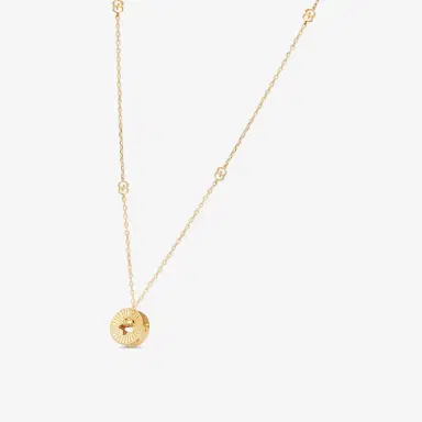 Gucci Gucci Icon 18K Yellow Gold Round Star Cut Out Pendant Necklace by The Solist | Thumbnail 2 Gucci Gucci Icon 18K Yellow Gold Round Star Cut Out Pendant Necklace by The Solist | Thumbnail 2