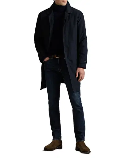 Polo Ralph Lauren Men's Single-Breasted Button-Front Coat - Collection Navy | Thumbnail 2 Polo Ralph Lauren Men's Single-Breasted Button-Front Coat - Collection Navy | Thumbnail 2