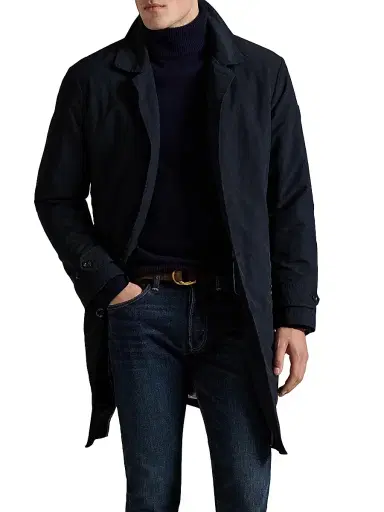 Polo Ralph Lauren Men's Single-Breasted Button-Front Coat - Collection Navy | Thumbnail 3 Polo Ralph Lauren Men's Single-Breasted Button-Front Coat - Collection Navy | Thumbnail 3