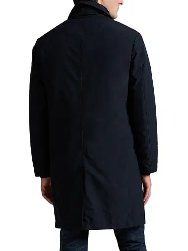 Polo Ralph Lauren Men's Single-Breasted Button-Front Coat - Collection Navy | Thumbnail 4 Polo Ralph Lauren Men's Single-Breasted Button-Front Coat - Collection Navy | Thumbnail 4