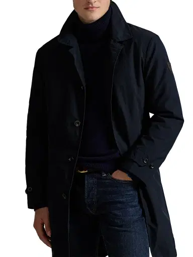 Polo Ralph Lauren Men's Single-Breasted Button-Front Coat - Collection Navy | Thumbnail 5 Polo Ralph Lauren Men's Single-Breasted Button-Front Coat - Collection Navy | Thumbnail 5