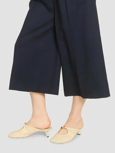 Loewe Women's Pebble 45MM Leather Mules - Dough - Size 11 | Thumbnail 2 Loewe Women's Pebble 45MM Leather Mules - Dough - Size 11 | Thumbnail 2