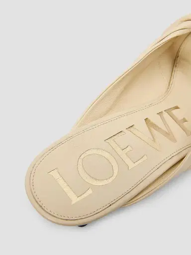 Loewe Women's Pebble 45MM Leather Mules - Dough - Size 11 | Thumbnail 6 Loewe Women's Pebble 45MM Leather Mules - Dough - Size 11 | Thumbnail 6
