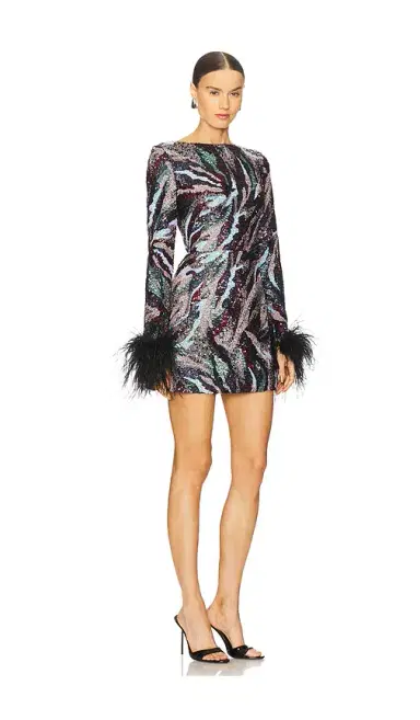 Bronx and Banco Tokyo Feather Mini Dress | Thumbnail 2 Bronx and Banco Tokyo Feather Mini Dress | Thumbnail 2