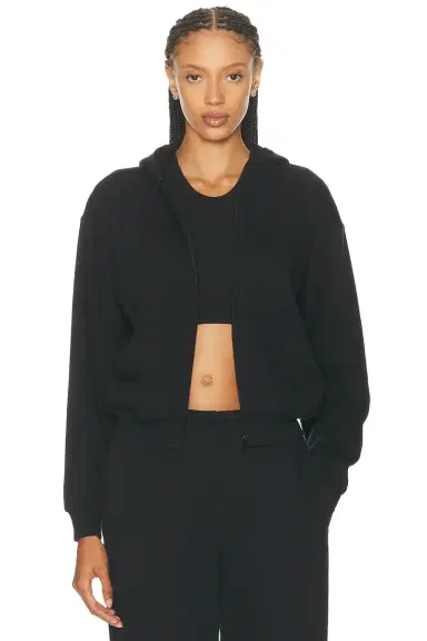 Skims Cotton Fleece Classic Zip-Up Hoodie | Thumbnail 1 Skims Cotton Fleece Classic Zip-Up Hoodie | Thumbnail 1