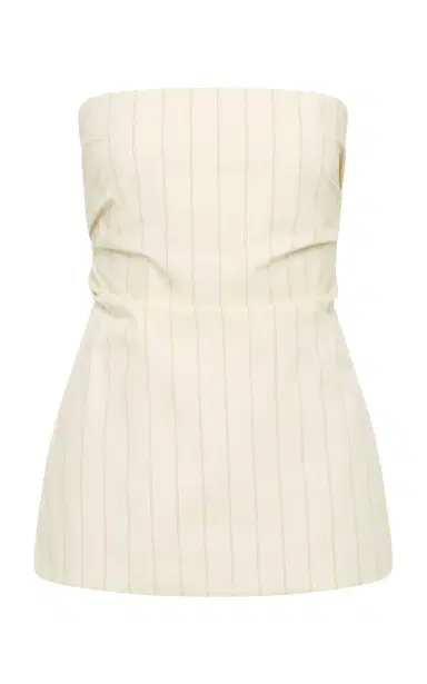 St. Agni Strapless Striped Cotton-Blend Top | Thumbnail 18 St. Agni Strapless Striped Cotton-Blend Top | Thumbnail 18