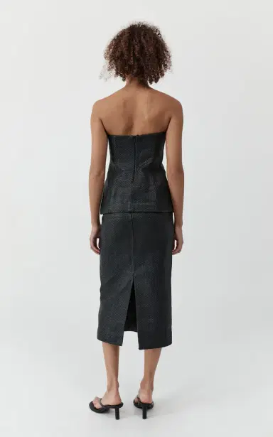 St. Agni Strapless Woven Leather Bodice | Thumbnail 17 St. Agni Strapless Woven Leather Bodice | Thumbnail 17
