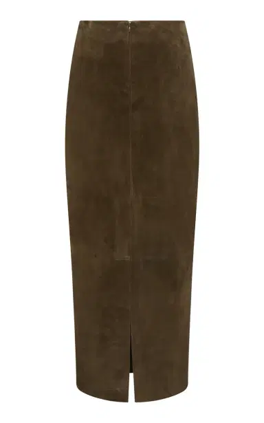 St. Agni Low-Rise Suede Maxi Skirt | Thumbnail 5 St. Agni Low-Rise Suede Maxi Skirt | Thumbnail 5