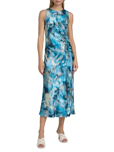 RAILS Women's Gabriella Watercolor Sleeveless Midi-Dress | Thumbnail 3 RAILS Women's Gabriella Watercolor Sleeveless Midi-Dress | Thumbnail 3