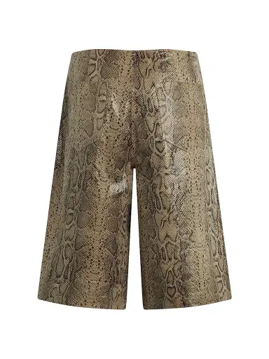 Hudson Jeans Women's Snake-Printed Trouser Shorts | Thumbnail 3 Hudson Jeans Women's Snake-Printed Trouser Shorts | Thumbnail 3