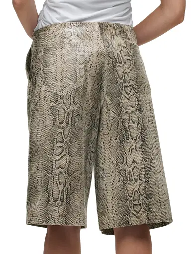 Hudson Jeans Women's Snake-Printed Trouser Shorts | Thumbnail 6 Hudson Jeans Women's Snake-Printed Trouser Shorts | Thumbnail 6