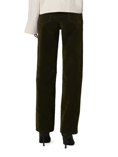 Joe's Jeans Women's Margot Straight-Leg Velvet Pants - Olive | Thumbnail 5 Joe's Jeans Women's Margot Straight-Leg Velvet Pants - Olive | Thumbnail 5