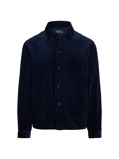 Polo Ralph Lauren Men's Corduroy Single-Breasted Field Jacket - Hunter Navy | Thumbnail 1 Polo Ralph Lauren Men's Corduroy Single-Breasted Field Jacket - Hunter Navy | Thumbnail 1