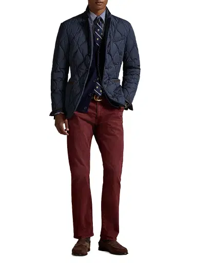 Polo Ralph Lauren Men's Eastham Quilted Button-Front Field Jacket - Collection Navy | Thumbnail 2 Polo Ralph Lauren Men's Eastham Quilted Button-Front Field Jacket - Collection Navy | Thumbnail 2