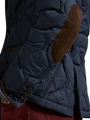 Polo Ralph Lauren Men's Eastham Quilted Button-Front Field Jacket - Collection Navy | Thumbnail 6 Polo Ralph Lauren Men's Eastham Quilted Button-Front Field Jacket - Collection Navy | Thumbnail 6
