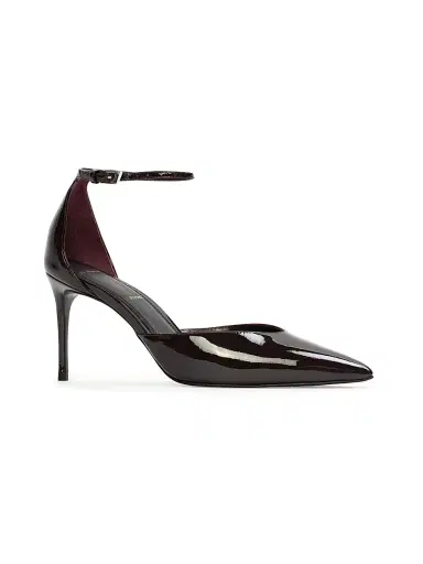 Black Suede Studio Women's Darcie 80MM Patent Pumps - Dark Plum Patent - Size 9 | Thumbnail 2 Black Suede Studio Women's Darcie 80MM Patent Pumps - Dark Plum Patent - Size 9 | Thumbnail 2