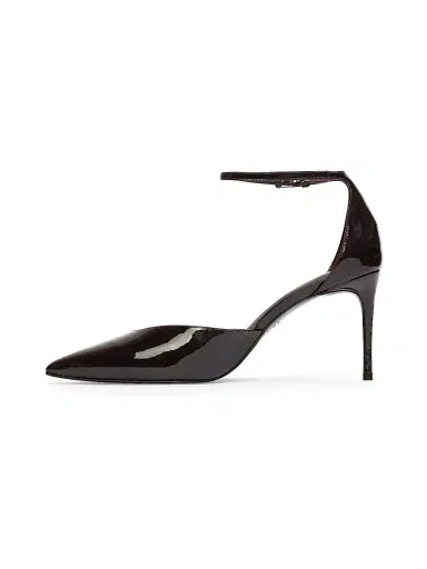 Black Suede Studio Women's Darcie 80MM Patent Pumps - Dark Plum Patent - Size 9 | Thumbnail 4 Black Suede Studio Women's Darcie 80MM Patent Pumps - Dark Plum Patent - Size 9 | Thumbnail 4