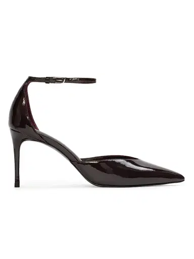 Black Suede Studio Women's Darcie 80MM Patent Pumps - Dark Plum Patent - Size 9 | Thumbnail 1 Black Suede Studio Women's Darcie 80MM Patent Pumps - Dark Plum Patent - Size 9 | Thumbnail 1