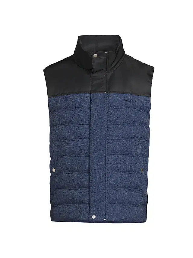 Men's Brody Denim Down Vest - Medium Denim Men's Brody Denim Down Vest - Medium Denim