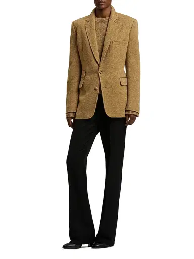 Ralph Lauren Collection Women's Wrigley Grain De Poudre Pants - Black - Size 8 | Thumbnail 2 Ralph Lauren Collection Women's Wrigley Grain De Poudre Pants - Black - Size 8 | Thumbnail 2