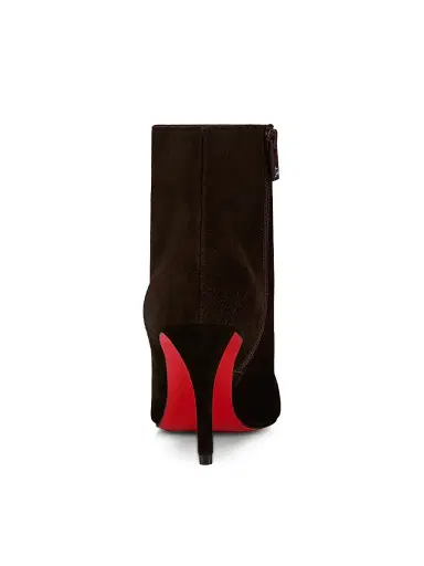 Christian Louboutin Women's Miss Z 80MM Boots - Cafe - Size 12 | Thumbnail 4 Christian Louboutin Women's Miss Z 80MM Boots - Cafe - Size 12 | Thumbnail 4