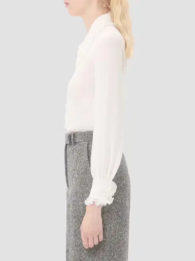 Valentino Garavani Women's Crepe De Chine Shirt - | Thumbnail 3 Valentino Garavani Women's Crepe De Chine Shirt - | Thumbnail 3
