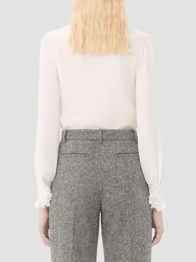 Valentino Garavani Women's Crepe De Chine Shirt - | Thumbnail 4 Valentino Garavani Women's Crepe De Chine Shirt - | Thumbnail 4