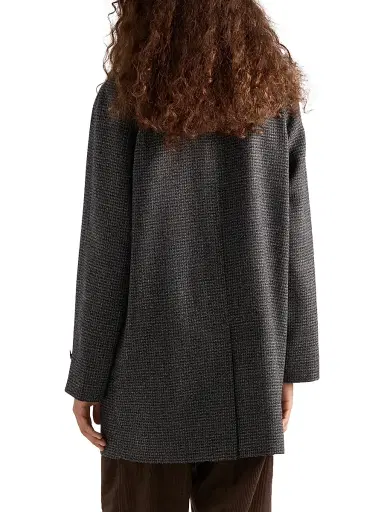 Prada Men's Wool Coat - Black | Thumbnail 3 Prada Men's Wool Coat - Black | Thumbnail 3