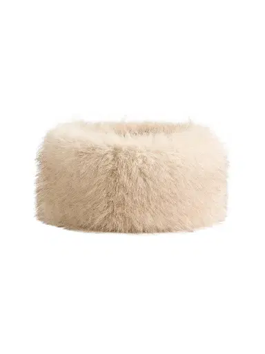 Valentino Garavani Women's Vlogo Signature Faux Fur Headband - Beige - Size Large | Thumbnail 1 Valentino Garavani Women's Vlogo Signature Faux Fur Headband - Beige - Size Large | Thumbnail 1