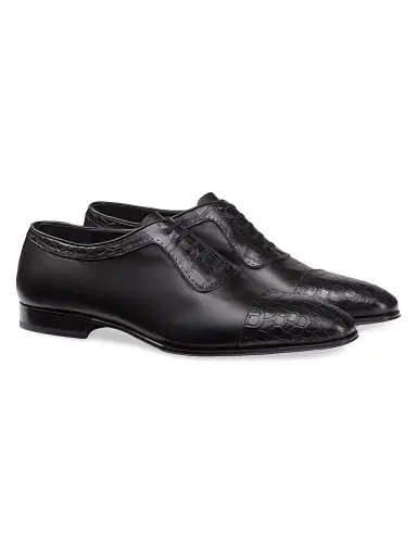Stefano Ricci Men's Dress Shoes - Charcoal - Size 9.5 | Thumbnail 2 Stefano Ricci Men's Dress Shoes - Charcoal - Size 9.5 | Thumbnail 2