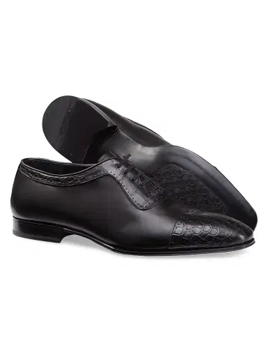 Stefano Ricci Men's Dress Shoes - Charcoal - Size 9.5 | Thumbnail 3 Stefano Ricci Men's Dress Shoes - Charcoal - Size 9.5 | Thumbnail 3