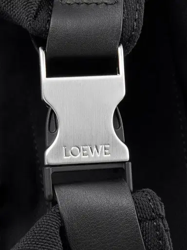 Loewe Men's Roll Top Backpack - Black Dark Gold | Thumbnail 6 Loewe Men's Roll Top Backpack - Black Dark Gold | Thumbnail 6
