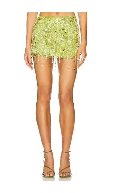 Asta Resort Yasmin Hand Beaded Mini Skirt | Thumbnail 1 Asta Resort Yasmin Hand Beaded Mini Skirt | Thumbnail 1
