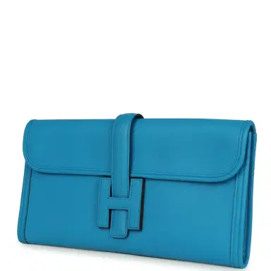 HERMÈS Hermes Jige Elan 29 Bleu Zanzibar Swift | Thumbnail 5 HERMÈS Hermes Jige Elan 29 Bleu Zanzibar Swift | Thumbnail 5
