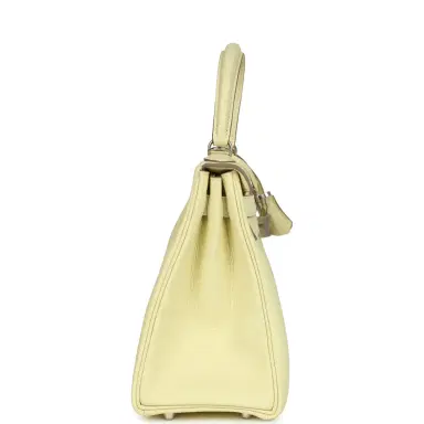 HERMÈS Hermes Kelly Retourne 28 Jaune Milton Clemence Palladium Hardware | Thumbnail 3 HERMÈS Hermes Kelly Retourne 28 Jaune Milton Clemence Palladium Hardware | Thumbnail 3