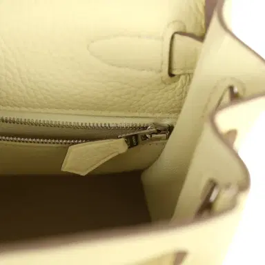HERMÈS Hermes Kelly Retourne 28 Jaune Milton Clemence Palladium Hardware | Thumbnail 9 HERMÈS Hermes Kelly Retourne 28 Jaune Milton Clemence Palladium Hardware | Thumbnail 9
