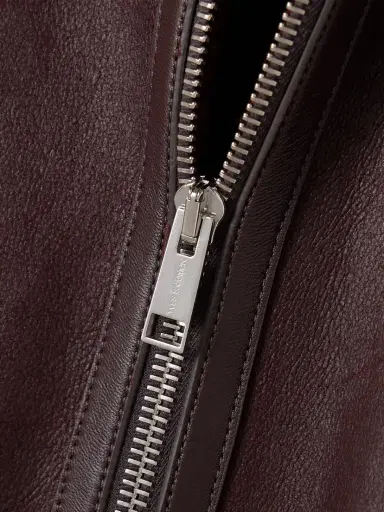 Yves Salomon Shearling-trimmed Leather Jacket | Thumbnail 5 Yves Salomon Shearling-trimmed Leather Jacket | Thumbnail 5