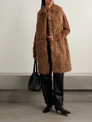 Yves Salomon Shearling Vest | Thumbnail 2 Yves Salomon Shearling Vest | Thumbnail 2