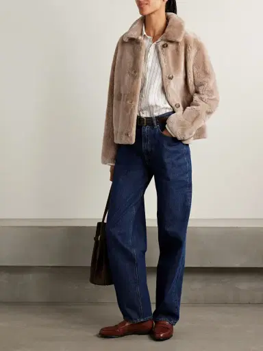 Yves Salomon Shearling Jacket | Thumbnail 2 Yves Salomon Shearling Jacket | Thumbnail 2