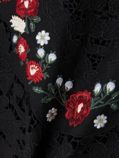 Sea Rosaline Embroidered Broderie Anglaise Cotton And Linen-blend Midi Dress | Thumbnail 4 Sea Rosaline Embroidered Broderie Anglaise Cotton And Linen-blend Midi Dress | Thumbnail 4