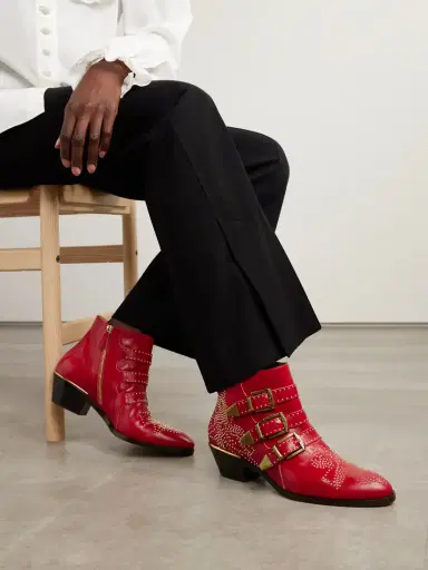 Chloé Susanna Studded Leather Ankle Boots | Thumbnail 2 Chloé Susanna Studded Leather Ankle Boots | Thumbnail 2