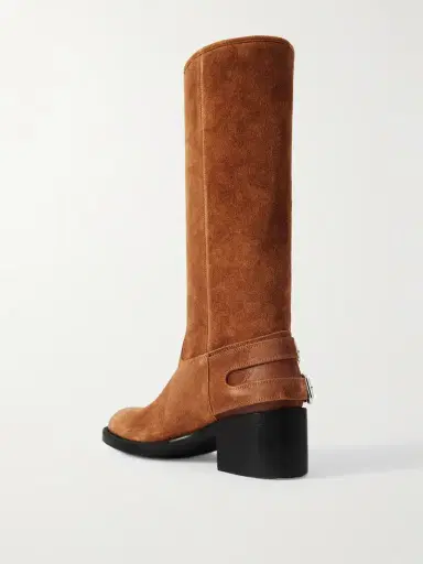 Chloé Buckled Suede Boots | Thumbnail 3 Chloé Buckled Suede Boots | Thumbnail 3