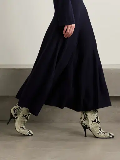 Khaite Colt Snake-effect Leather Over-the-knee Boots | Thumbnail 2 Khaite Colt Snake-effect Leather Over-the-knee Boots | Thumbnail 2