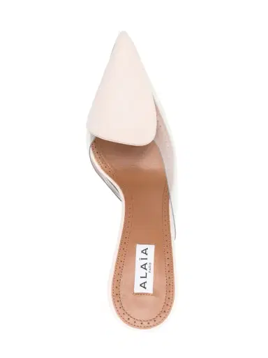 Alaïa Cœur Abstrait Heeled Mules | Thumbnail 4 Alaïa Cœur Abstrait Heeled Mules | Thumbnail 4